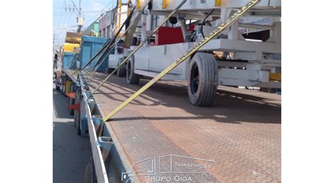 Transporte De Carga En Plataformas De 40ft En Puebla México Fletes En