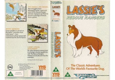 Lassie S Rescue Rangers On Video Gems United Kingdom Vhs Videotape
