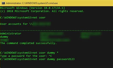 Tip Trick Here How To Change The Windows User Password Via Command Line
