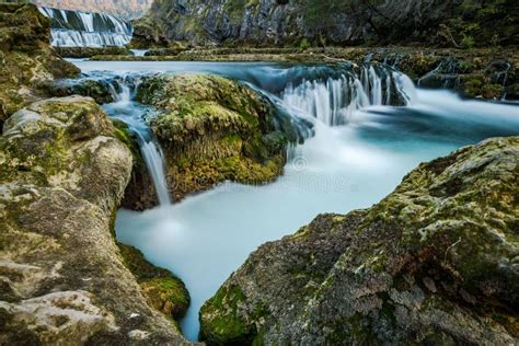 Strbacki Buk Waterfall On Una River Bosnia Stock Image Image Of