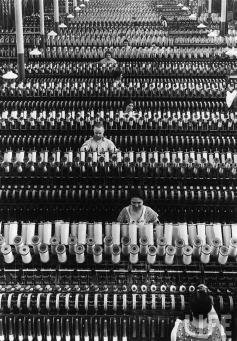 Margaret Bourke White Workers At American Woolen The Past Is A