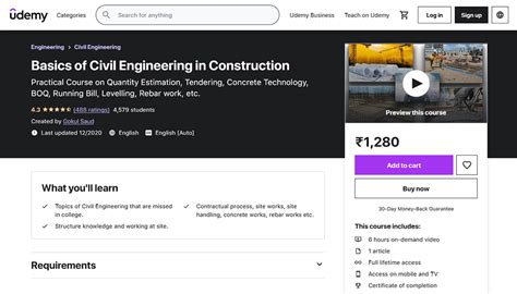 Online Course In Civil Engineering