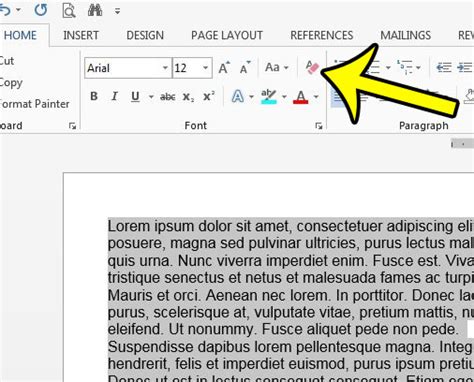 How To Change The Font For An Entire Document In Word 2013 Live2tech