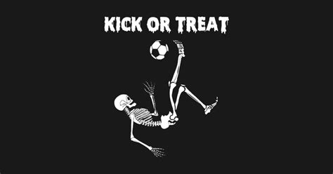 Kick Or Treat Skeleton Soccer Football Halloween Costume Great