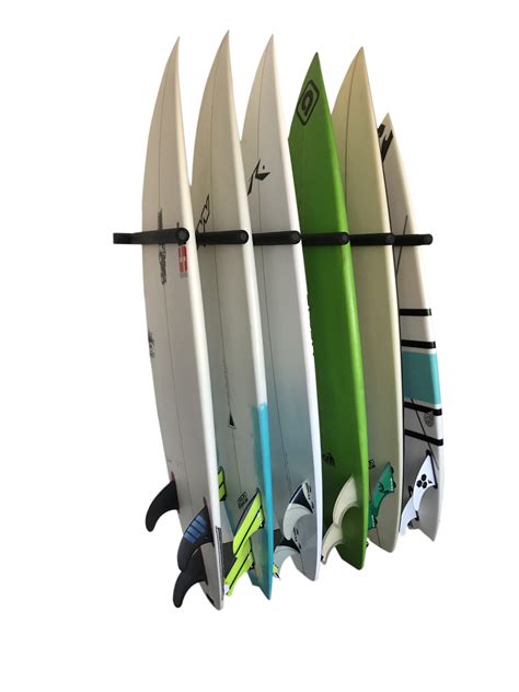 Wall Mounted Vertical Surfboard Rack 6 Board Board Racks Australia