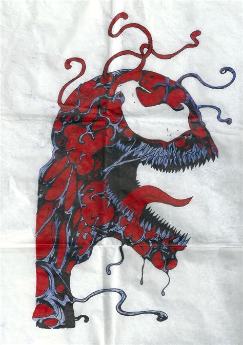Carnage Drawing For Tattoo By Flaviudraghis On Deviantart