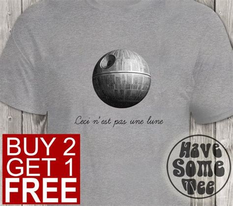 Ceci Nest Pas Une Lune Tshirt Star Wars T Shirt Funny Shirt And