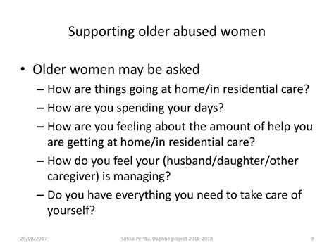 Elder Abuse As A Challenge In Social Services Supporting Older Women Ppt Download