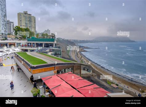 Peru Coast Larcomar Shopping Center At Malecon De La Reserva Costa