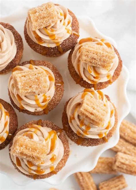 Churro Cupcakes With Cream Cheese Frosting I Heart Naptime