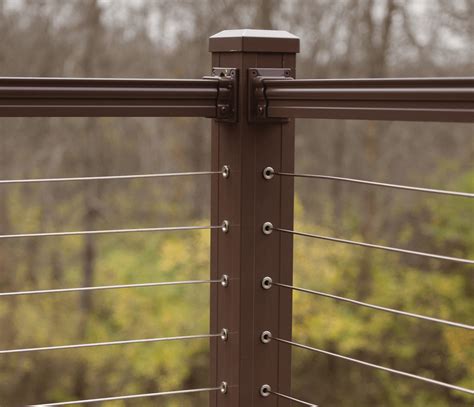 Aluminum Posts Key Link Fencing And Railing