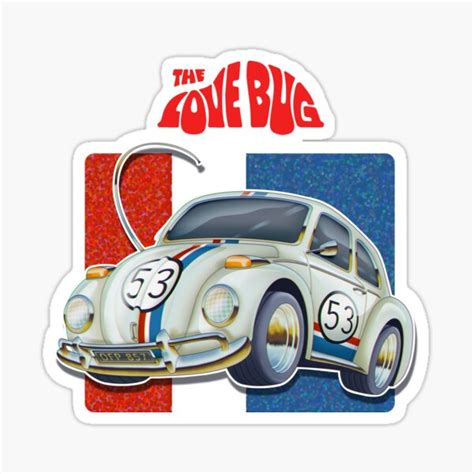 Herbie Love Bug Wall Art Sticker 2 Sizes Wall Decals And Murals Home