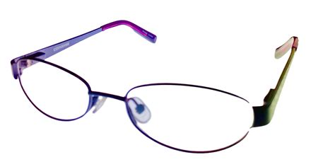 Converse Womens Purple Oval Metal Purr Eyewear Frame 46mm