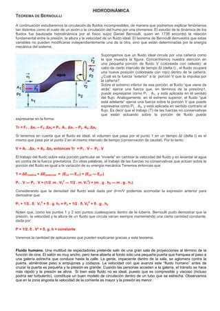 Teorema De Bernoulli Pdf