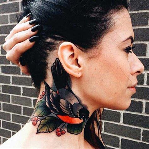 Best 24 Neck Tattoos Design Idea For Men And Women Tattoos Ideas