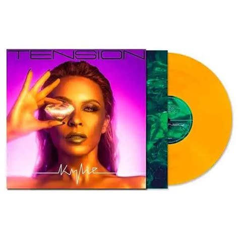 Kylie Minogue Tension Limited Edition Transparent Orange Vinyl