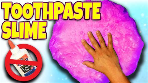 How To Make Giant Toothpaste Slime Without Glue Super Easy Slime Youtube