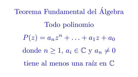 Demostración Del Teorema Fundamental Del Álgebra Usando Compacidad