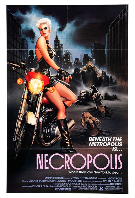 Necropolis 1987 Плакаты фильмов Плакат Фотографии