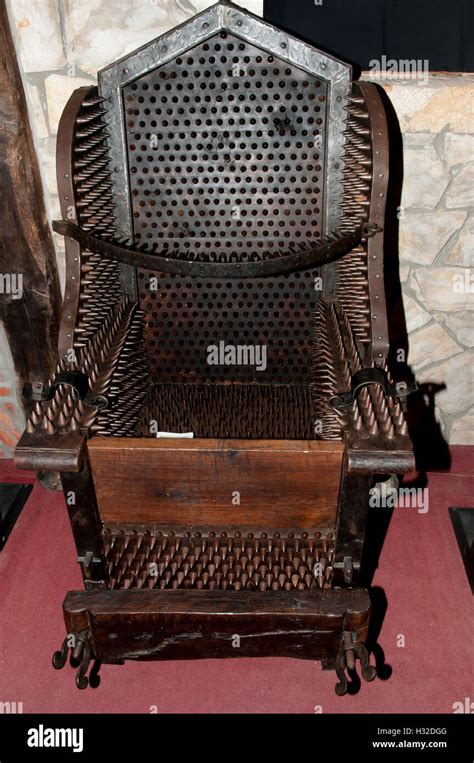 Judas Chair Torture Device Stock Photo 122371104 Alamy