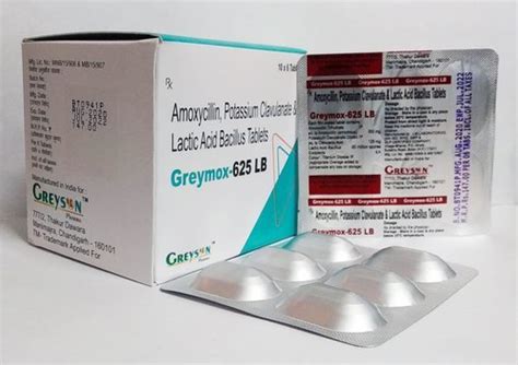 Amoxicillin Potassium Clavulanate And Lactic Acid Bacillus Tablets Generic Drugs At Best Price