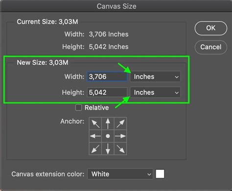 Changing The Unit Of Measurement In Photoshop Pixels To Inches