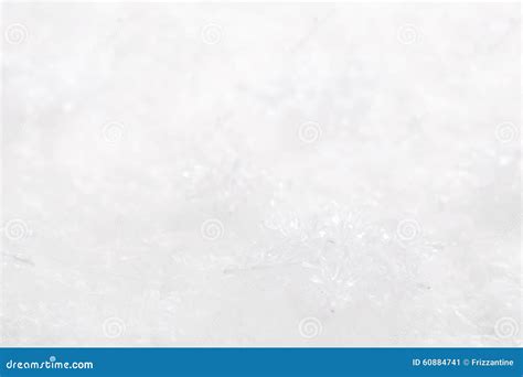 Snowy White Christmas Background With Stars Stock Image Image Of