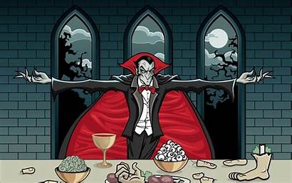 Dracula Count Wallpapers Vampire Decor Gothic Wall