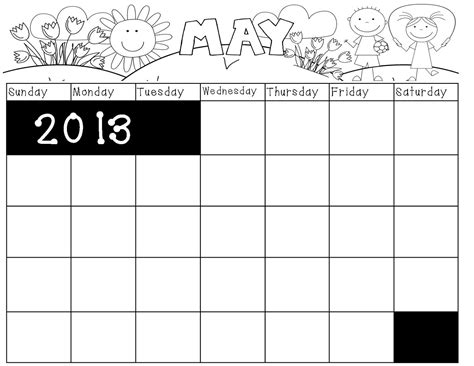 Mrs Bohatys Kindergarten Kingdom May Calendar Books Done