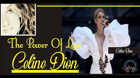 Celine Dion The Power Of Love Lyric Youtube