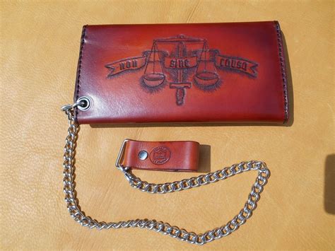 Hand Crafted Biker Chain Wallet By Alamo Custom Leather