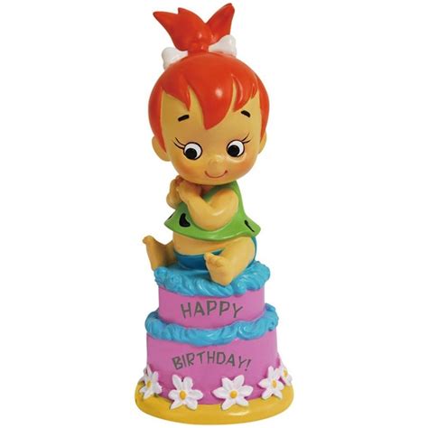 Flintstone Pebbles Happy Birthday Figurine By Westland Ts