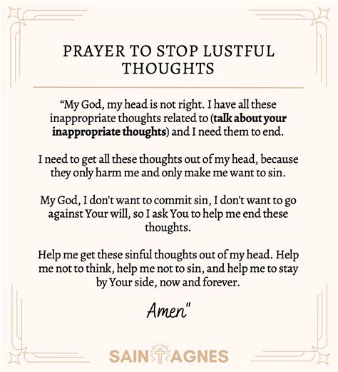 7 Prayers Against Lust Stop Lustful Thoughts Now