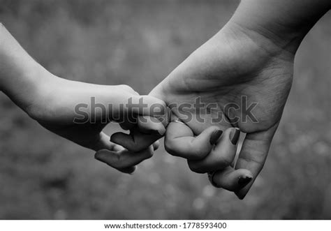 Two Girls Hold Hands Sign Friendship Stock Photo 1778593400 Shutterstock