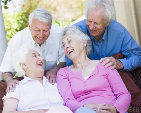 Four Older People Laughing Sierra Wave Eastern Sierra News