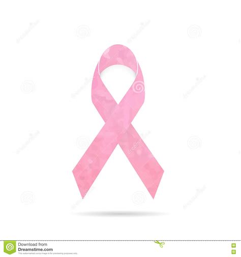 breast cancer awareness pink watercolor ribbon royalty free cartoon 78484799