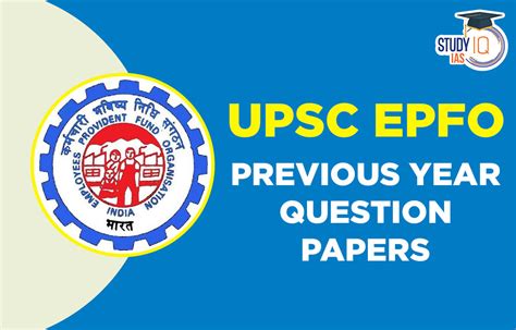 Upsc Epfo Question Paper For Apfc Ao Eo Download Pdf