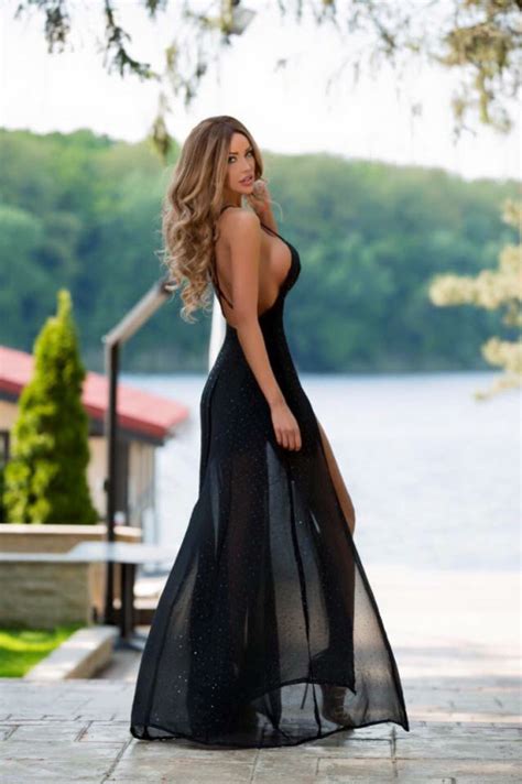 Sexy Brunette Long Dress Urbasm