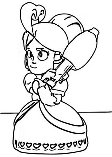 Desenhos Colorir Brawl Stars Piper