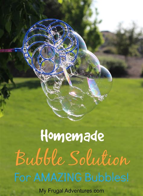 Childrens Craft Idea Homemade Bubbles My Frugal Adventures