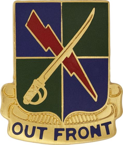 501st Military Intelligence Battalion Unit Crest Out Front
