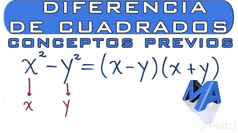 Diferencia De Cuadrados Álgebra Platzi