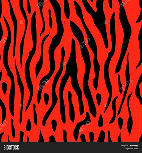 An Abstract Red And Black Tiger Stripe Effect Seamless Vector