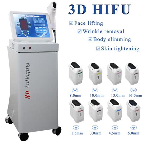New Hifu D High Intensity Focused Ultrasound HIFU Machine Lifting Tightening Beauty Salon Skin