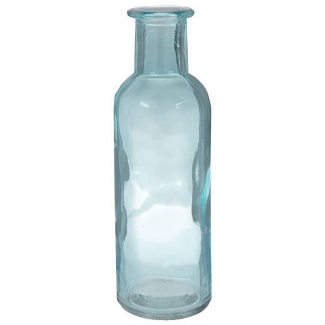 Teal Glass Cylinder Bottle Hobby Lobby 788158 Bottle Glass Bottles Glass