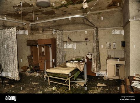 MALVERN, ENGLAND: A picture from inside the abandoned care home. LOOK