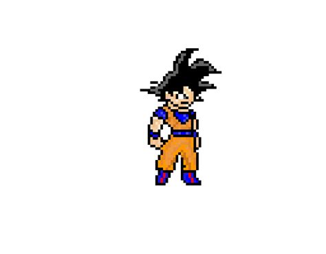 Goku Kamehameha Pixel Art