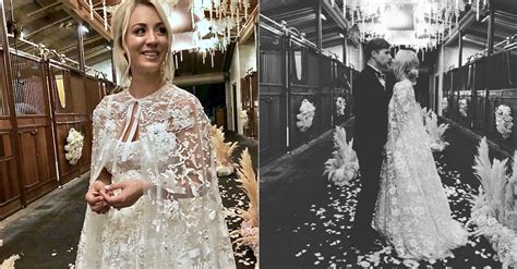 Kaley Cuoco Wedding Gown Dresses Images