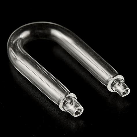 1pc Clear U Shaped Glass Tube Bend Acrylic Pipe For Aquarium Dif System