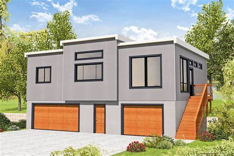 Plan 35578gh Modern Carriage House Plan With 2 Bed Apartment